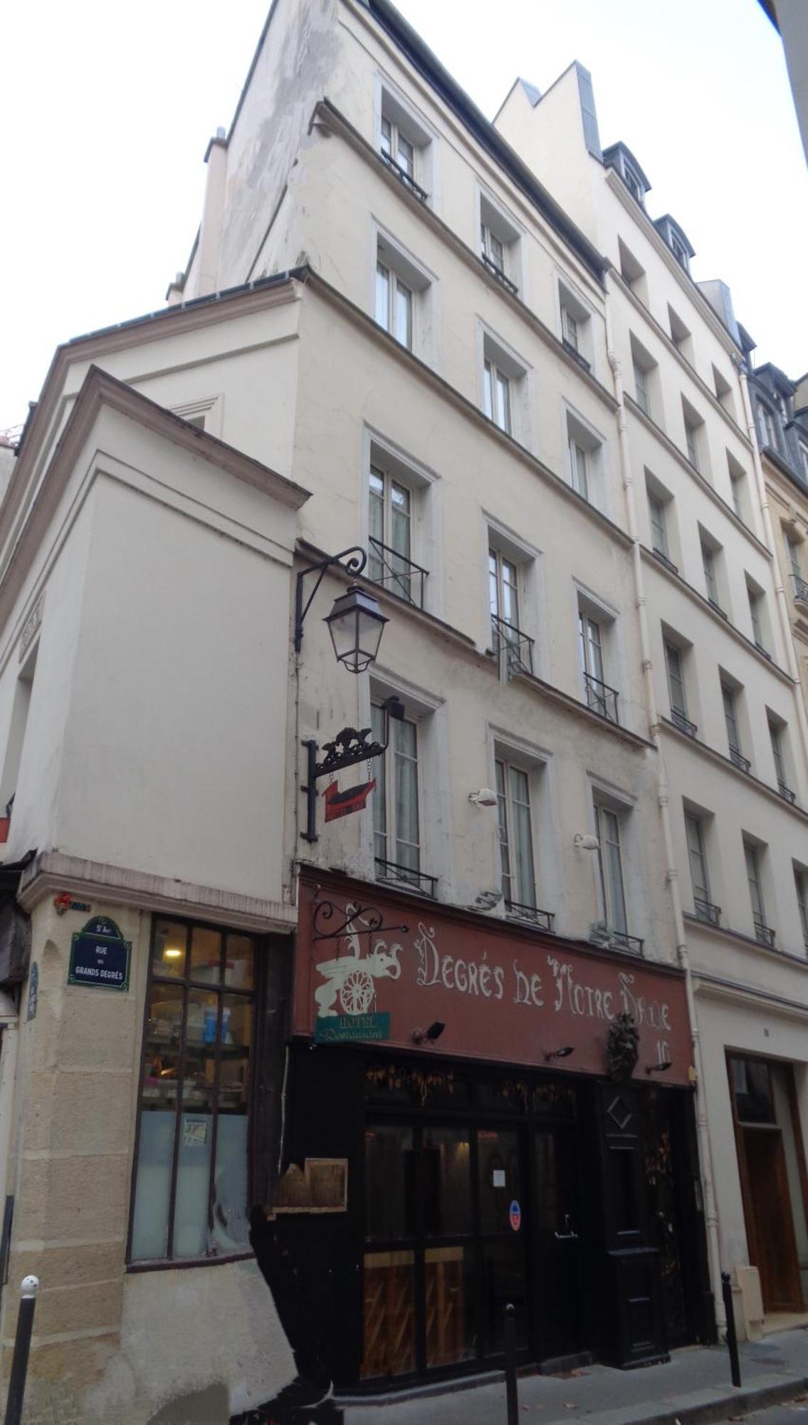 Hôtel les Degrés de Notre Dame Paris Exterior foto